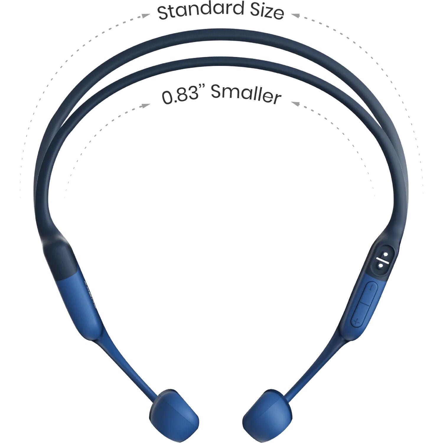Shokz OpenRun Mini Bone Conduction Stereo Wireless Headset (Blue)