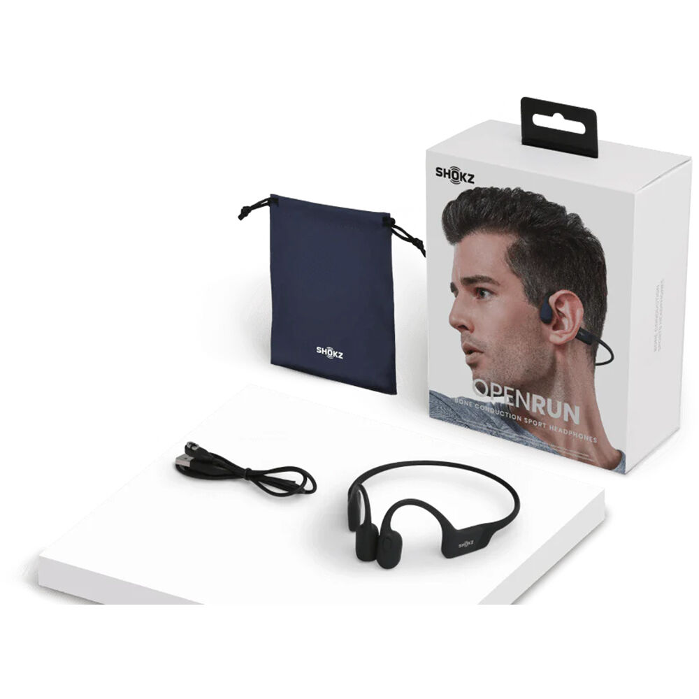 Shokz OpenRun Mini Bone Conduction Stereo Wireless Headset (Blue)