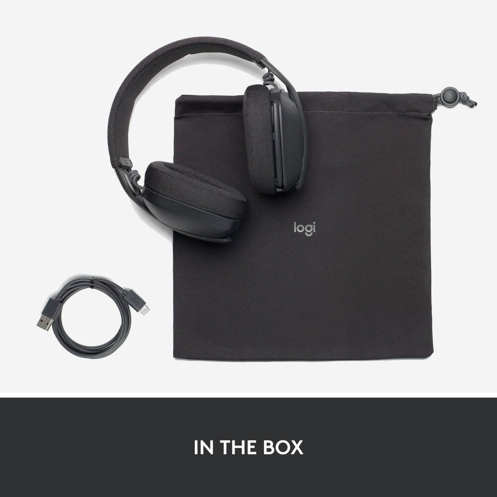 Logitech Zone Vibe 100 Wireless Headset (Graphite)