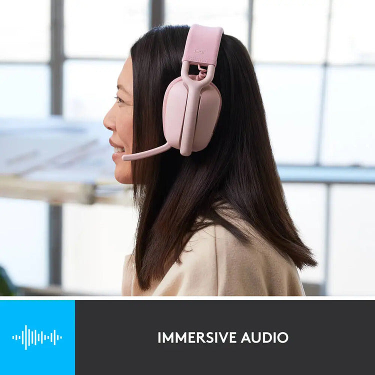 Ultimate Ears WONDERBOOM 4 with Logitech Zone Vibe Headset (Hyper Pink)