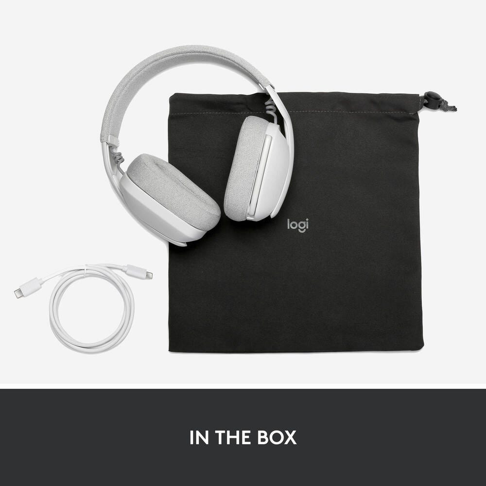Logitech Zone Vibe 100 Wireless Headset (Off White)