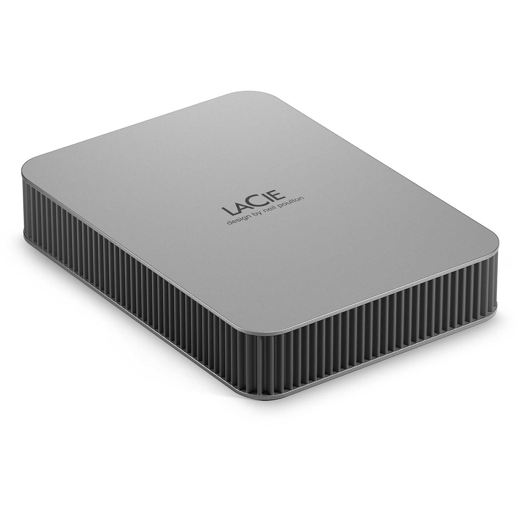 LaCie 5TB Mobile Drive v2 USB-C - Moon Silver
