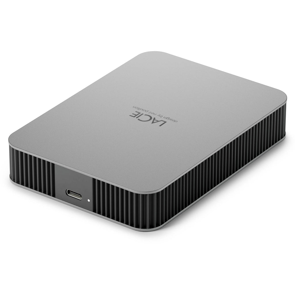 LaCie 5TB Mobile Drive v2 USB-C - Moon Silver