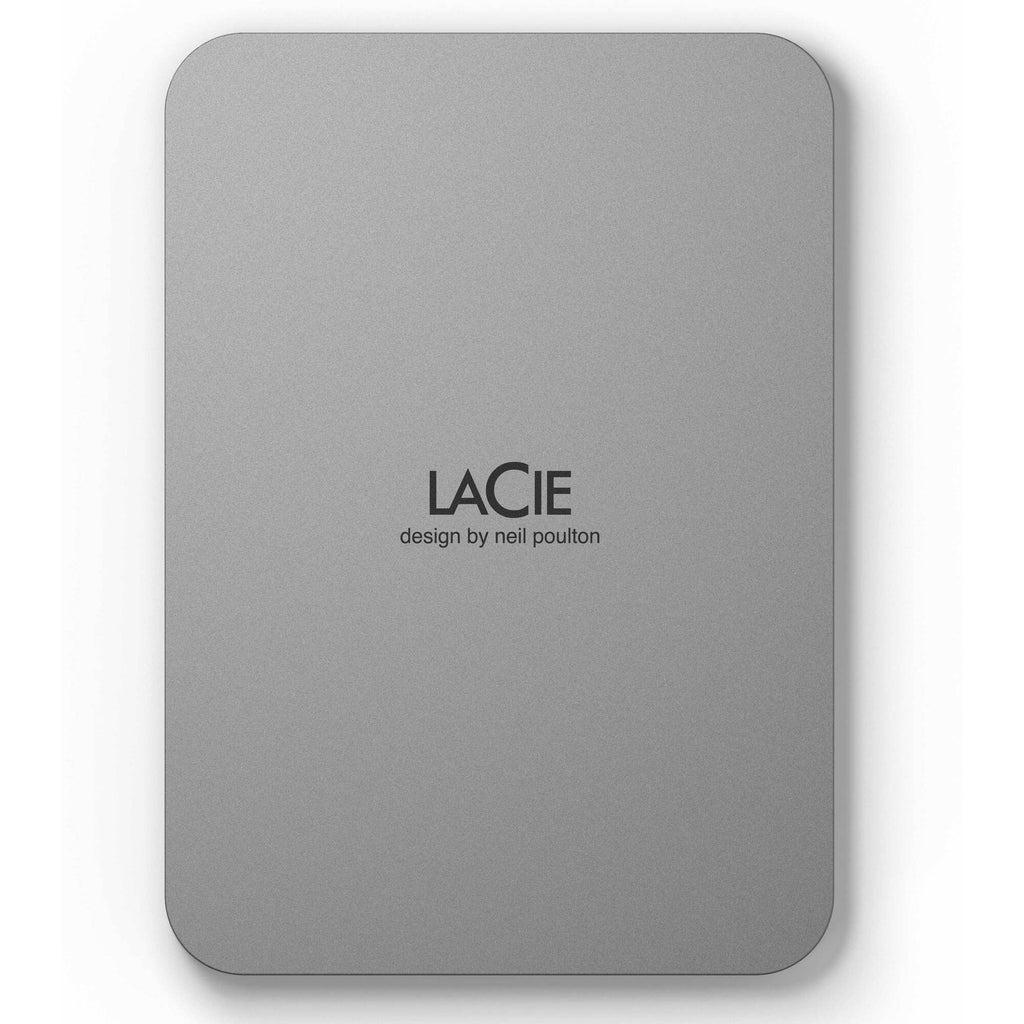 LaCie 5TB Mobile Drive v2 USB-C - Moon Silver