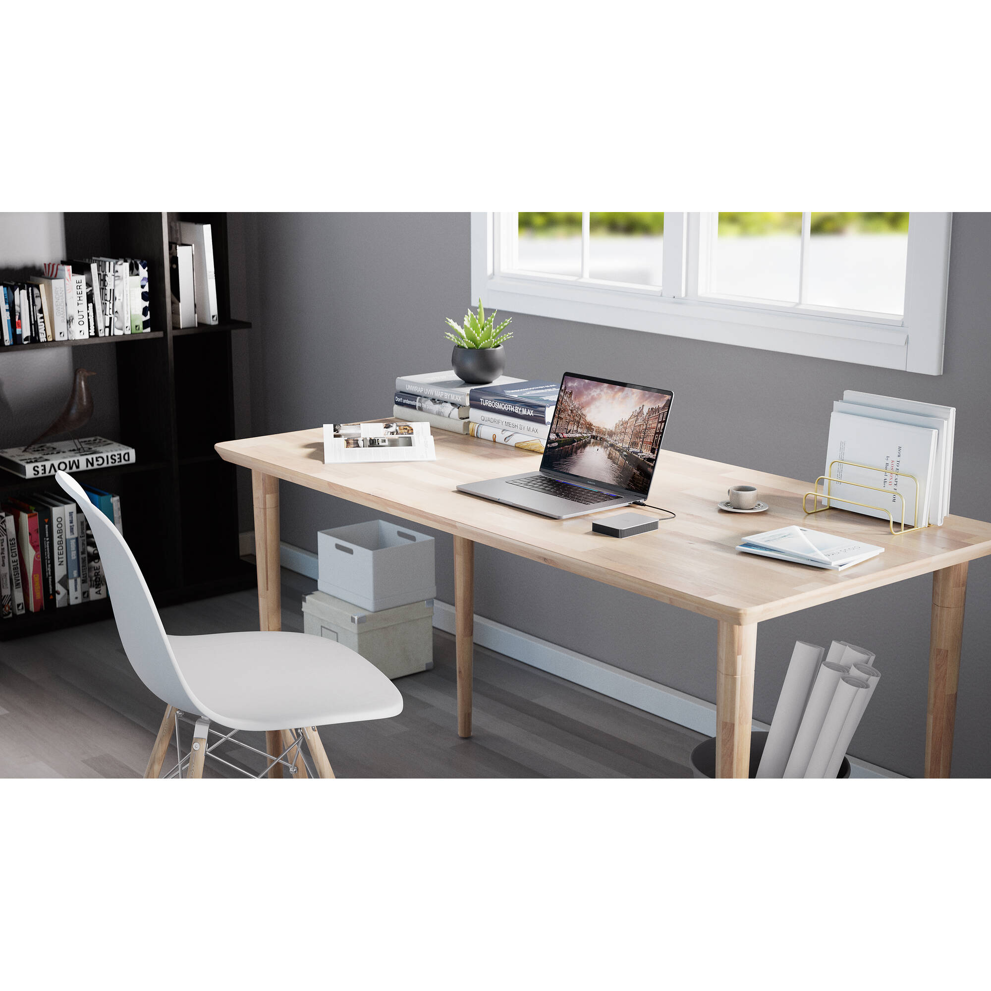 LaCie 5TB Mobile Drive v2 USB-C - Moon Silver