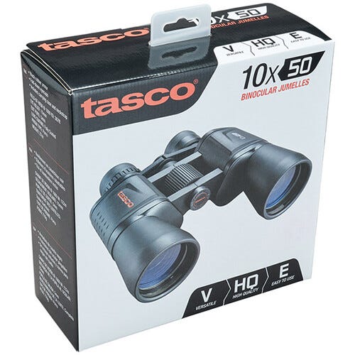 Tasco Essentials MC 10x50 Porro Prism Binoculars