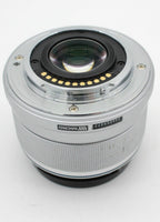 Used Olympus M-ZUIKO 25mm F1.8 Silver SN: 346059377