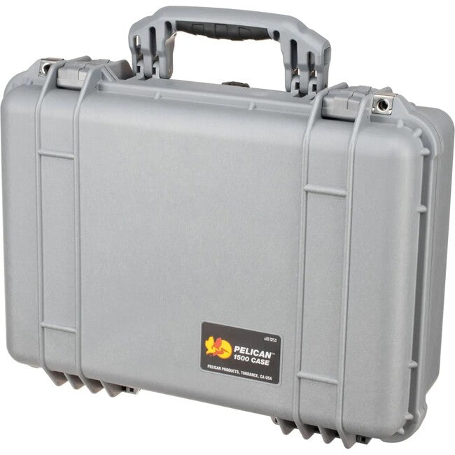 Pelican 1500 Case - Silver without Foam