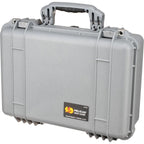 Pelican 1500 Case - Silver without Foam