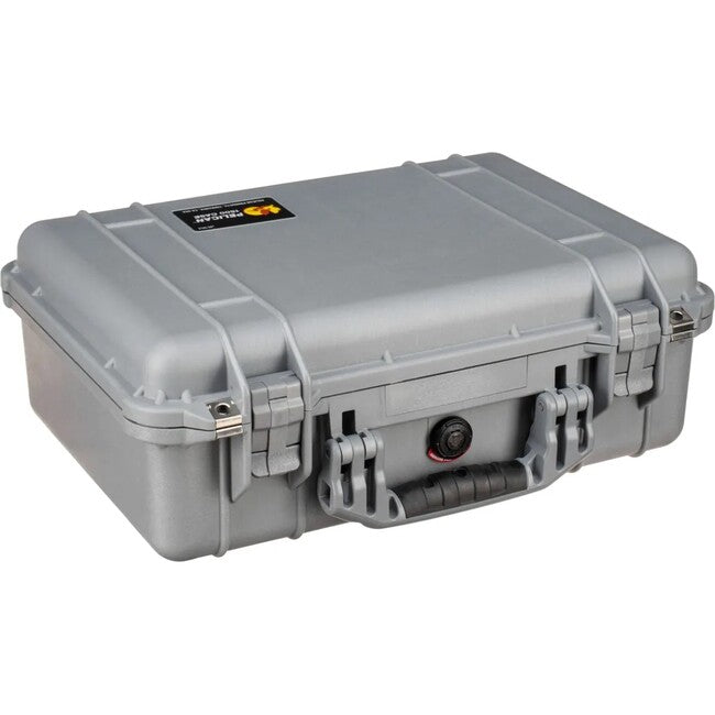 Pelican 1500 Case - Silver without Foam