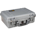 Pelican 1500 Case - Silver without Foam
