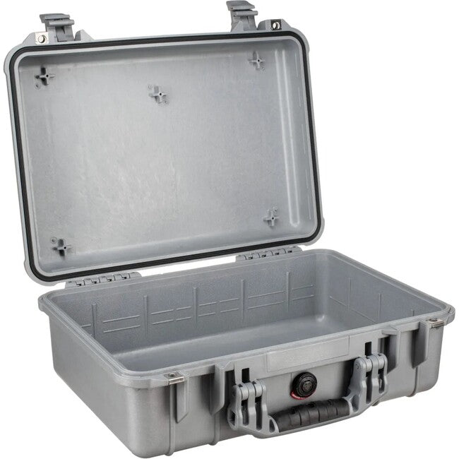 Pelican 1500 Case - Silver without Foam