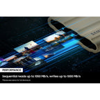 Samsung T7 Shield 1TB USB 3.2 Portable SSD (Beige) 