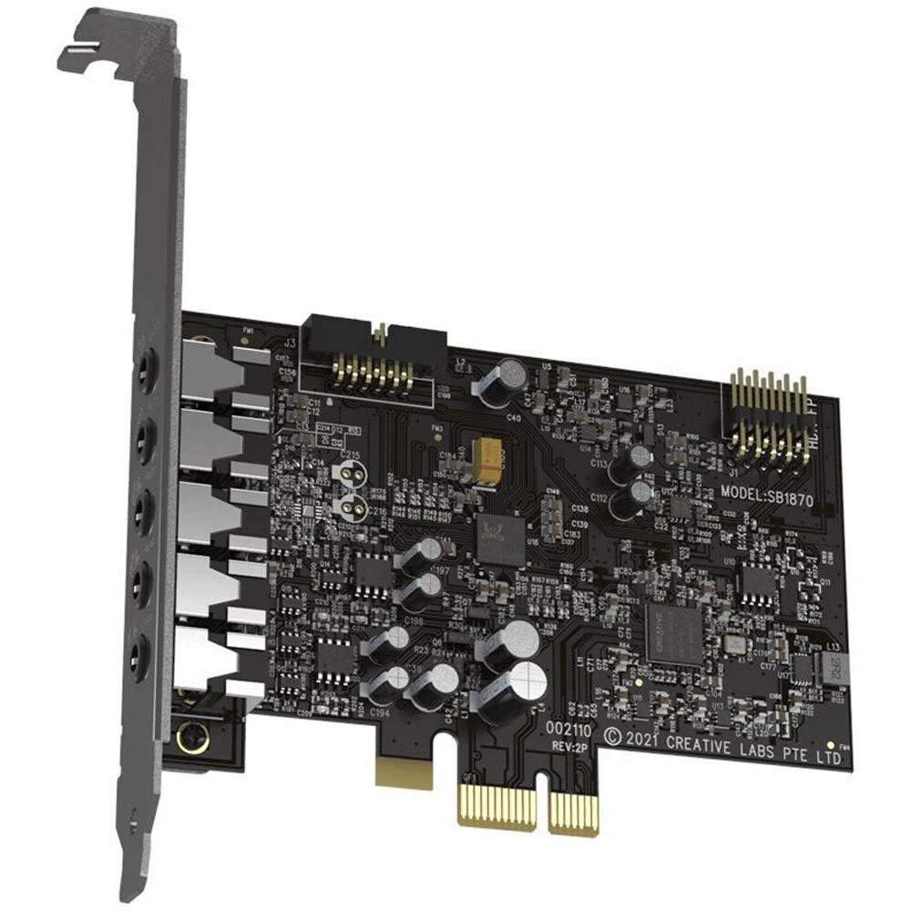 Creative Audigy FX V2 Hi-res 5.1 PCI-e Sound Card