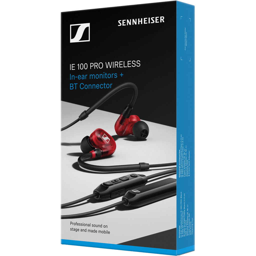 Sennheiser IE 100 PRO Wireless In-Ear Headphones - Red