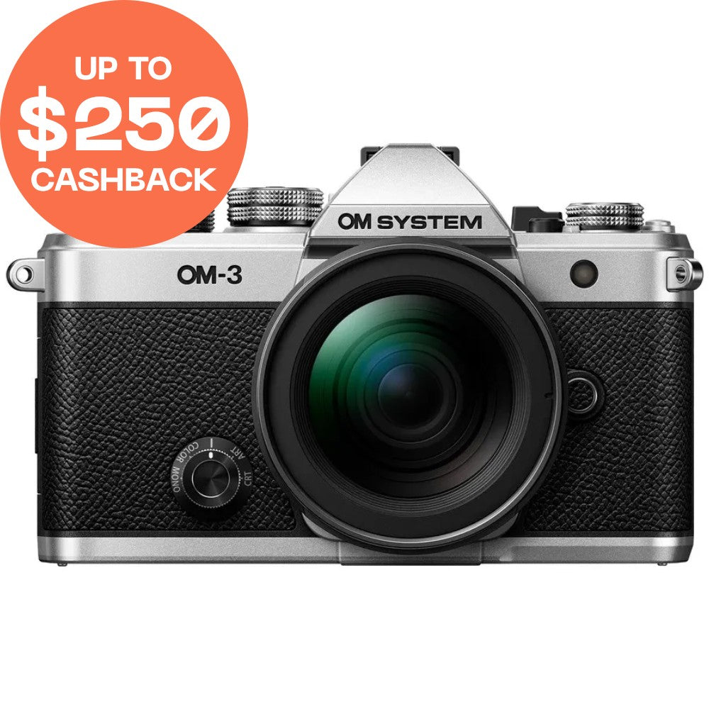 OM System OM-3 12-45mm Lens Kit - Silver
