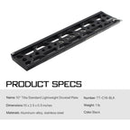 Tilta 10" Lightweight Standard Dovetail Plate - Black