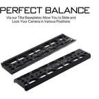 Tilta 10" Lightweight Standard Dovetail Plate - Black