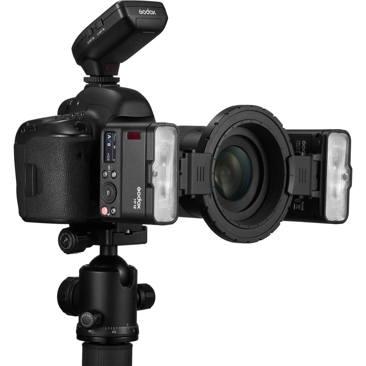  Godox MF12 Macro Flash 2 Light Kit 