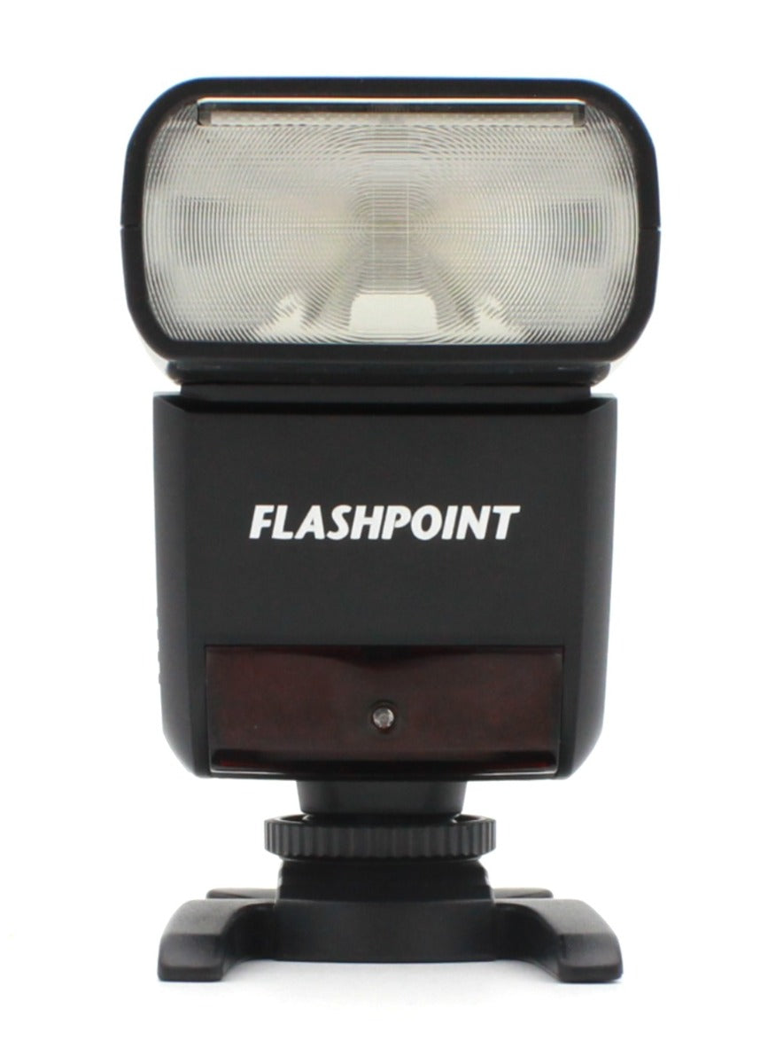 Used Flashpoint Zoom Mini Flash for Sony with integrated R2 Radio Transceiver