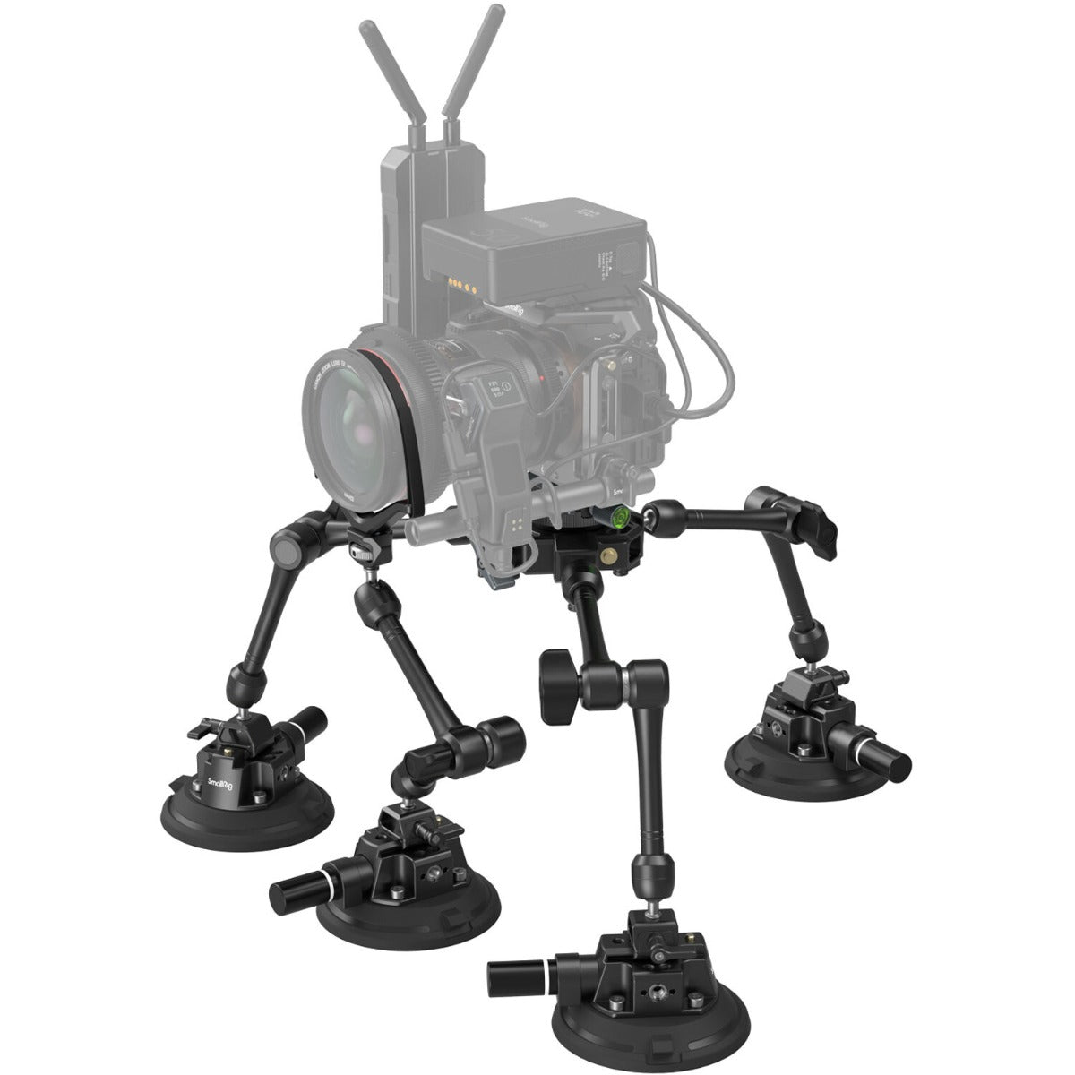 SmallRig All-in-One 4-Arm Suction Cup Camera Mount Kit for Vehicle Shooting SC-15K