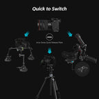 SmallRig All-in-One 4-Arm Suction Cup Camera Mount Kit for Vehicle Shooting SC-15K