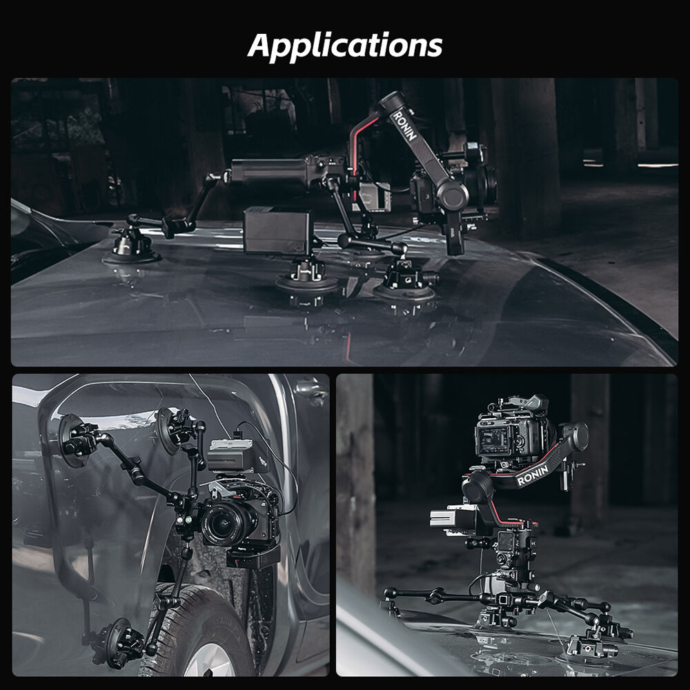 SmallRig All-in-One 4-Arm Suction Cup Camera Mount Kit for Vehicle Shooting SC-15K