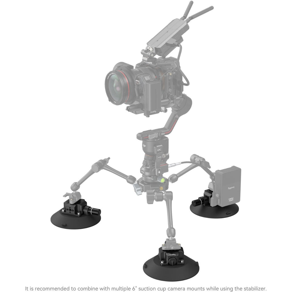 SmallRig 6 Suction Cup Camera Mount 4114 
