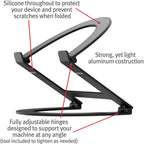 Twelve South Curve Flex for MacBook/Laptops (Black)