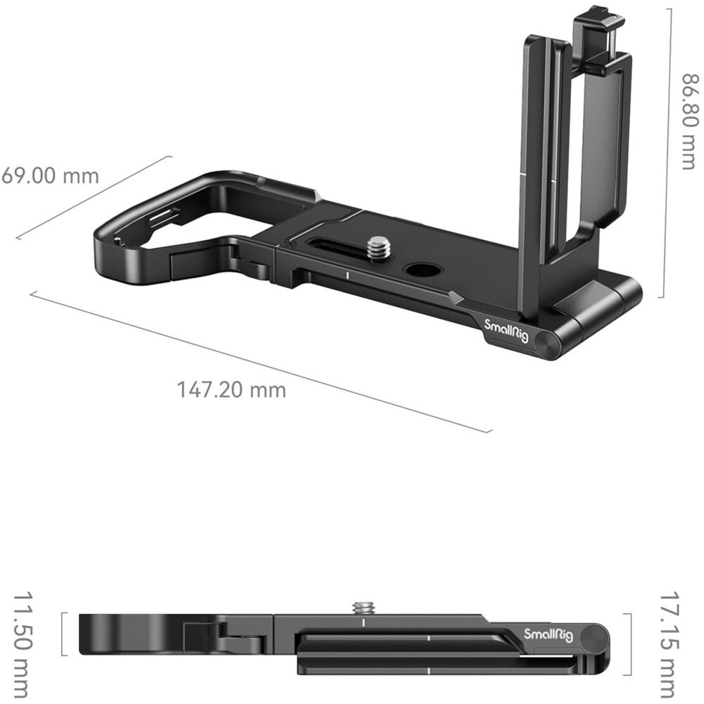 SmallRig Foldable L-Shape Mount Plate for Sony Alpha 7R V / Alpha 7 IV / Alpha 7S III 