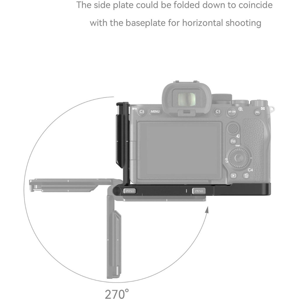 SmallRig Foldable L-Shape Mount Plate for Sony Alpha 7R V / Alpha 7 IV / Alpha 7S III 