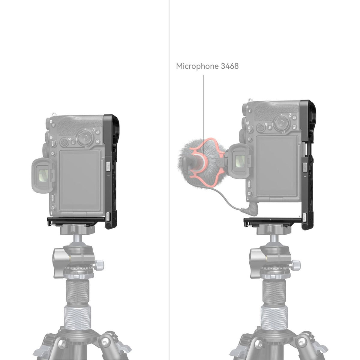 SmallRig Foldable L-Shape Mount Plate for Sony Alpha 7R V / Alpha 7 IV / Alpha 7S III 