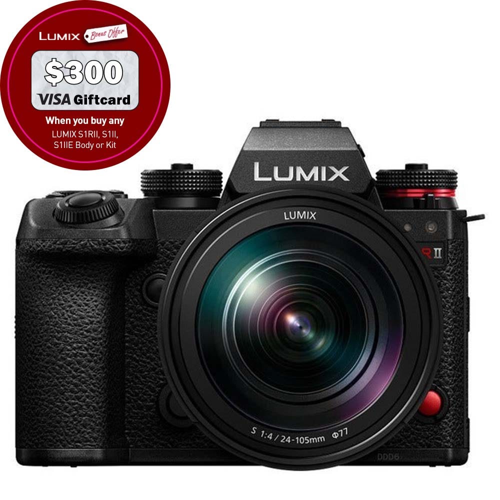 Panasonic LUMIX S1R II Kit with 24-105mm F4 MACRO O.I.S Lens 