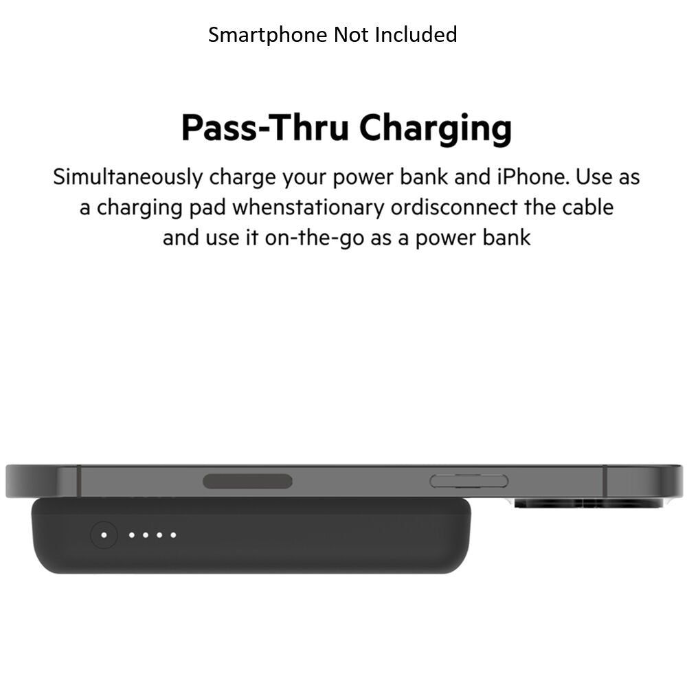  Belkin BoostCharge 5K Magnetic Wireless Power Bank with Stand (Black)