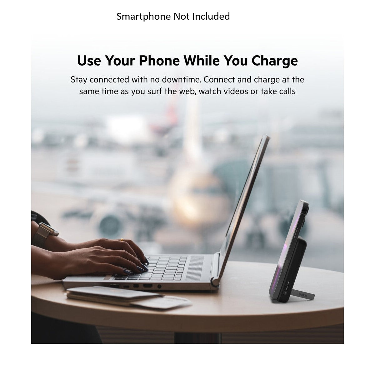  Belkin BoostCharge 5K Magnetic Wireless Power Bank with Stand (Black)