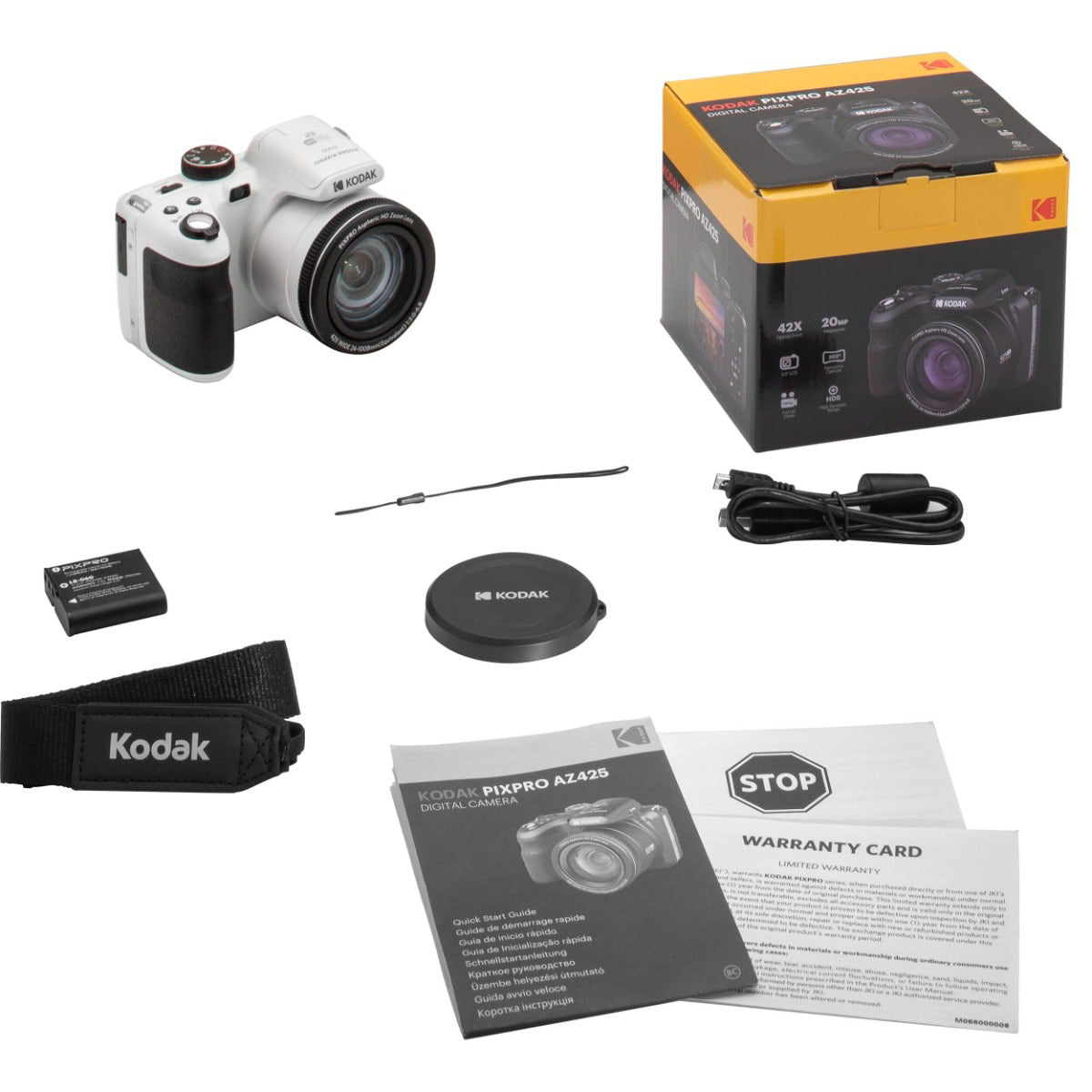 Kodak AZ425 Astro Zoom Camera - White