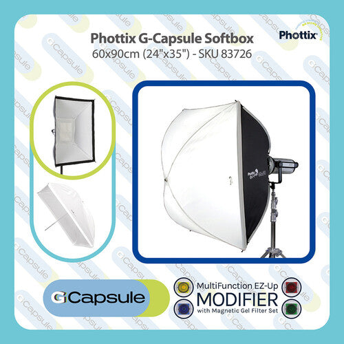 Phottix - G-Capsule Rectangle Softbox Kit-60x90cm 