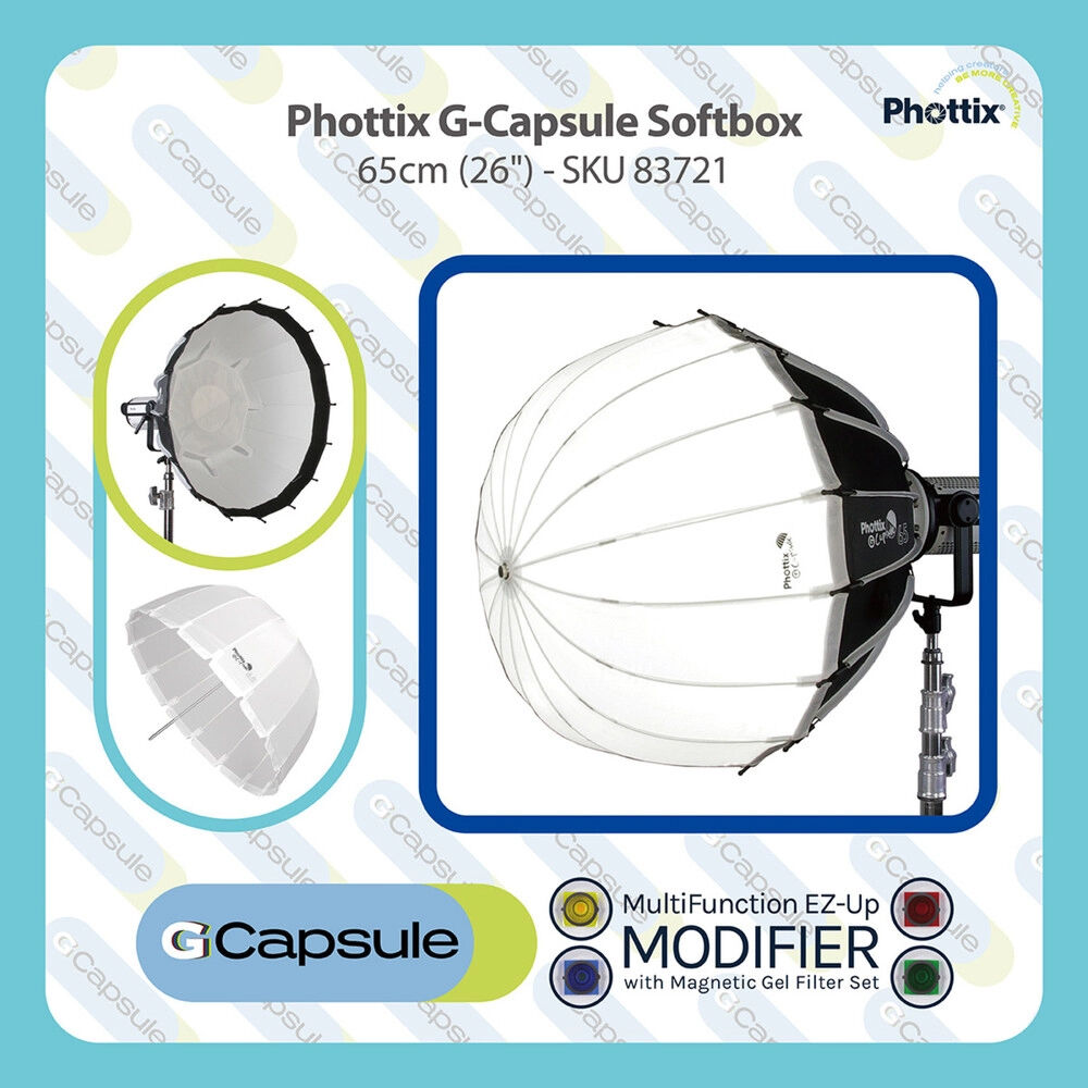 Phottix - G-Capsule Octagon Softbox Kit-65cm 