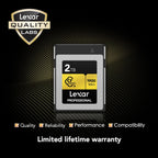 Lexar Professional Gold Series CFexpress Type B Card - 2TB