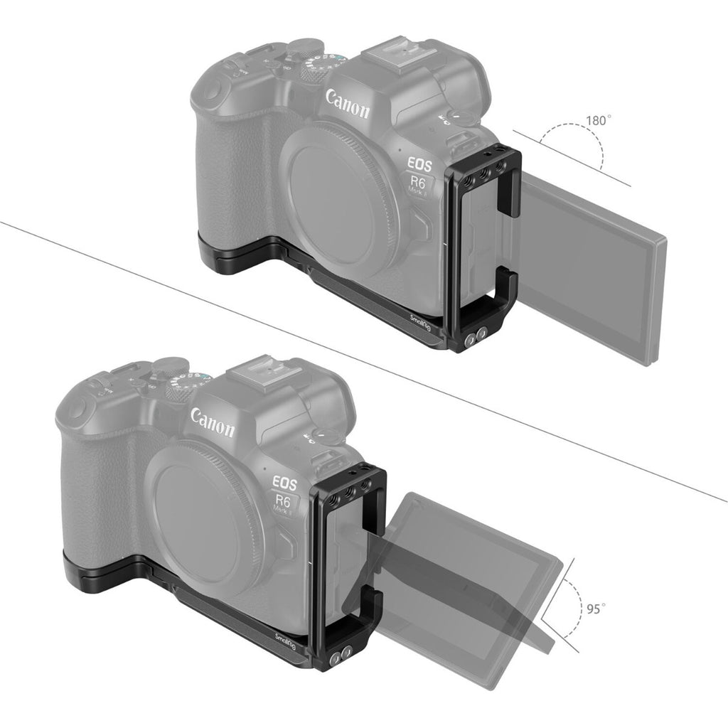 SmallRig L-Shape Mount Plate for Canon EOS R6 Mark II / R5 / R5 C / R6 4160