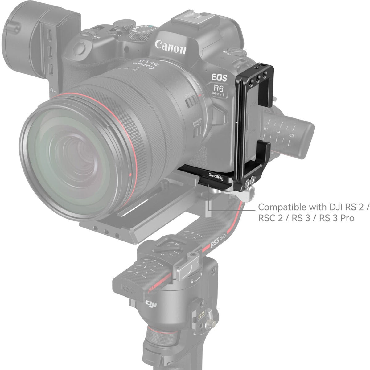 SmallRig L-Shape Mount Plate for Canon EOS R6 Mark II / R5 / R5 C / R6 4160