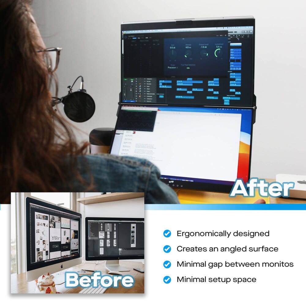 Mobile Pixels Geminos T Dual 24" Stacked Monitor
