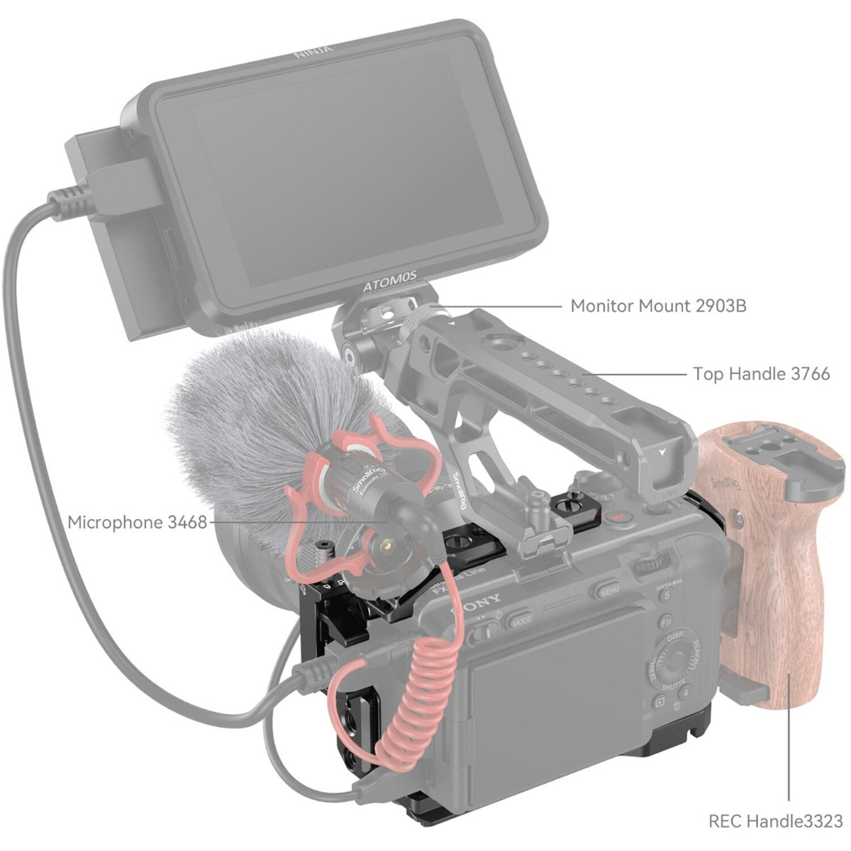 SmallRig Cage for Sony FX30 / FX3 4183