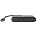 Belkin Connect USB-C to 4 Port USB-C Hub with 100W PD (Black)