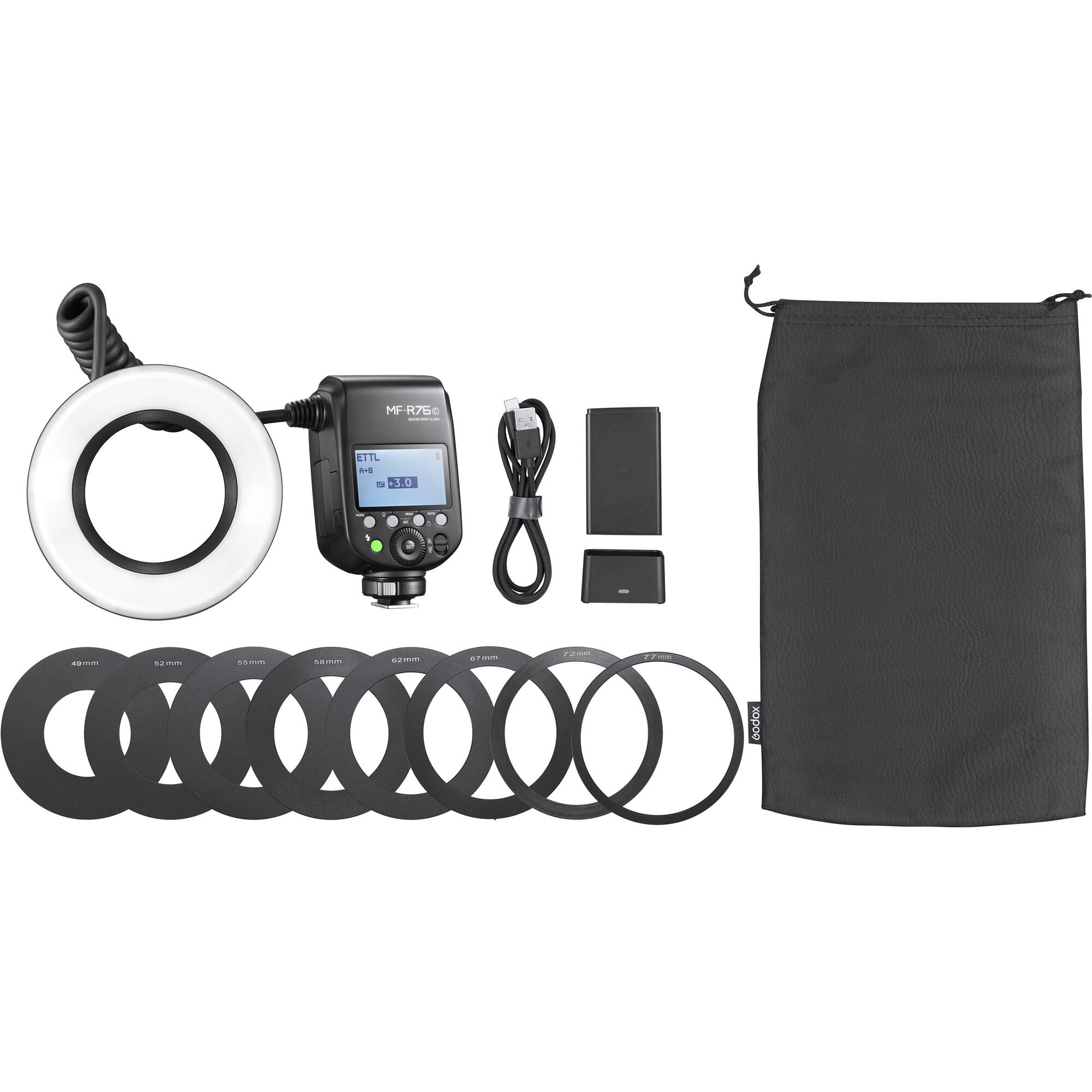 Godox MF-R76C TTL Macro Ring Flash - Canon