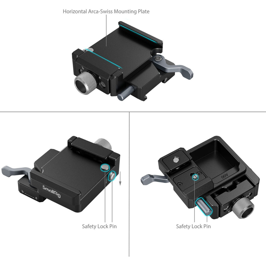 SmallRig Arca-Swiss Mount Plate for DJI RS 3 Mini 4195