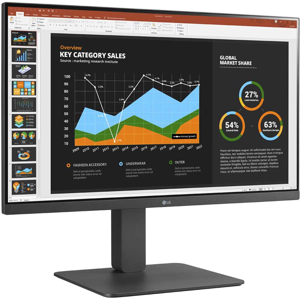 LG 24BR650B-C 24" FHD IPS Monitor