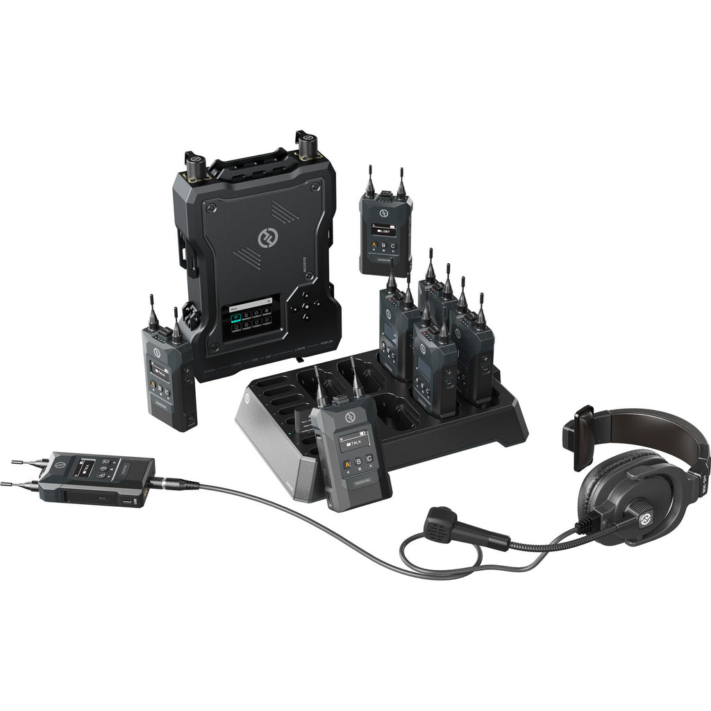 Hollyland Solidcom M1 Full-Duplex Wireless Intercom Solution - 8 Beltpacks