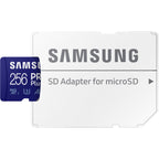 Samsung 256GB Micro SDXC Pro Plus Memory Card with Adaptor - 180MB/s