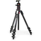 Open Box Manfrotto MT055CXPRO4 Carbon Fiber Tripod with MHXPRO-BHQ2 XPROBallHead Kit